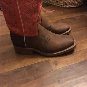 Size 8d men’s wide  double h western Brand new